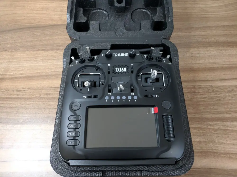 通販でクリスマス レビュー：Eachine マルチプロトコル送信機 TX16S ホビーラジコン