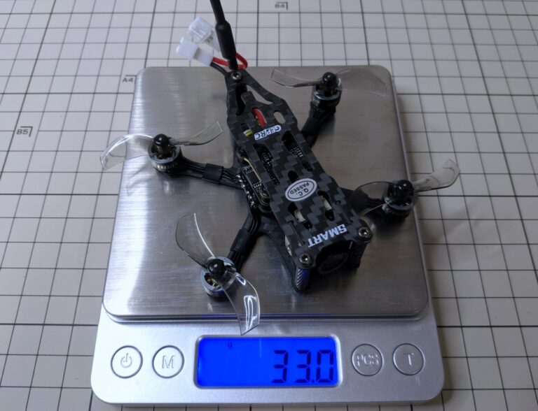 レビュー：GEPRC SMART16 33g 2S 瞬速1.6インチ機