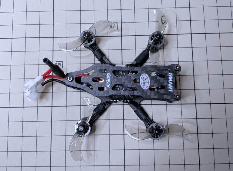 レビュー：GEPRC SMART16 33g 2S 瞬速1.6インチ機